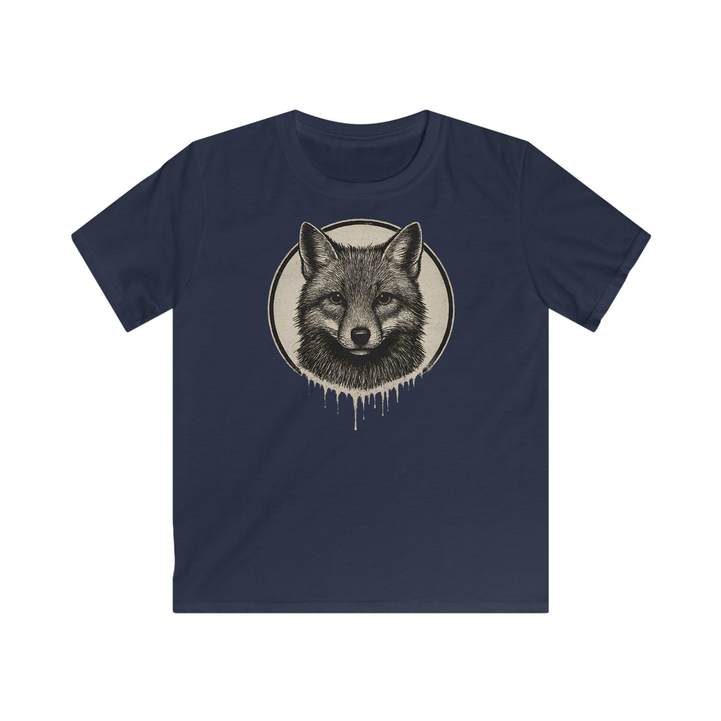 Children's Fox Portrait T-shirt