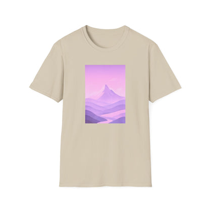 Layered Valley Violets Landscape T-shirt