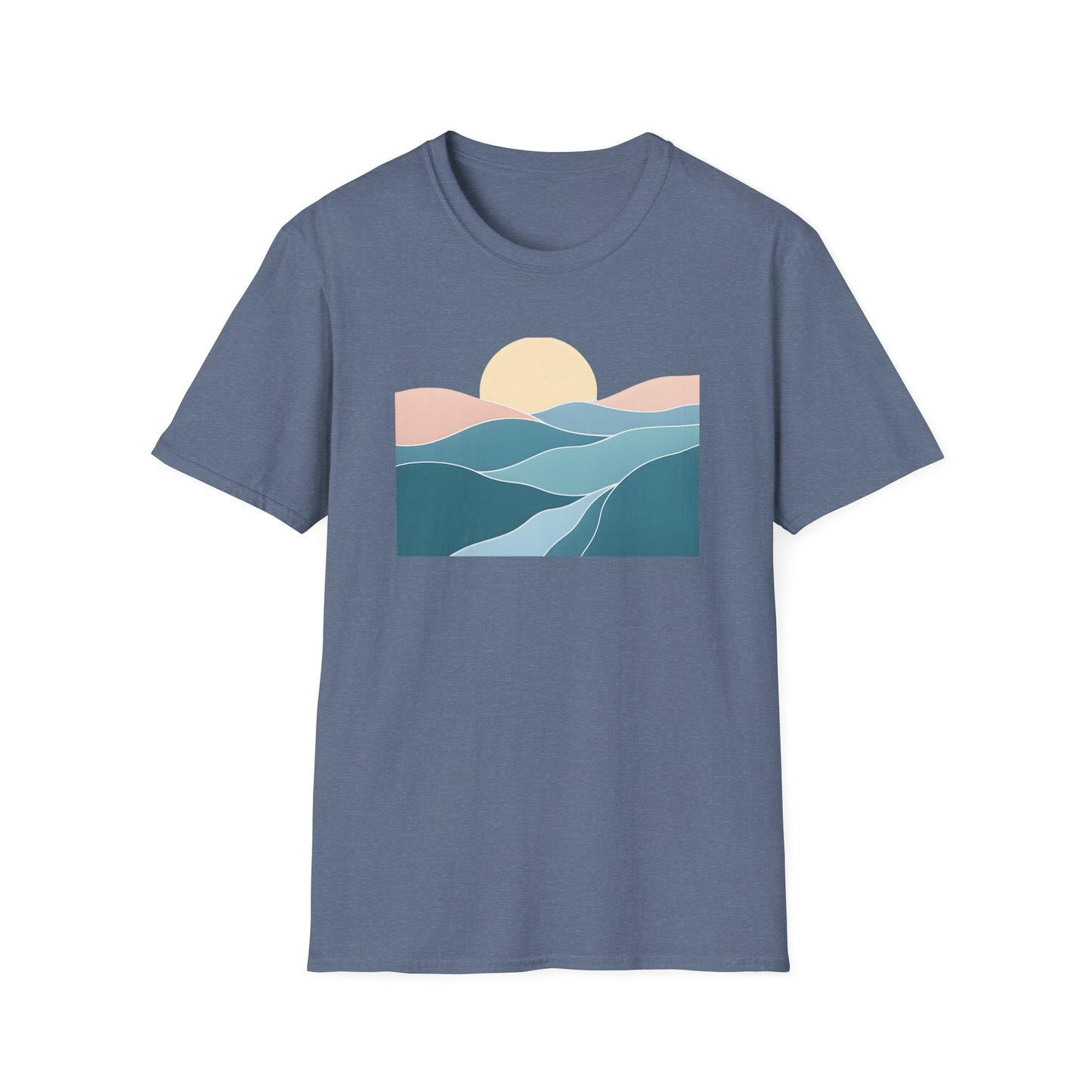 Sunset Over Rolling Hills T-shirt