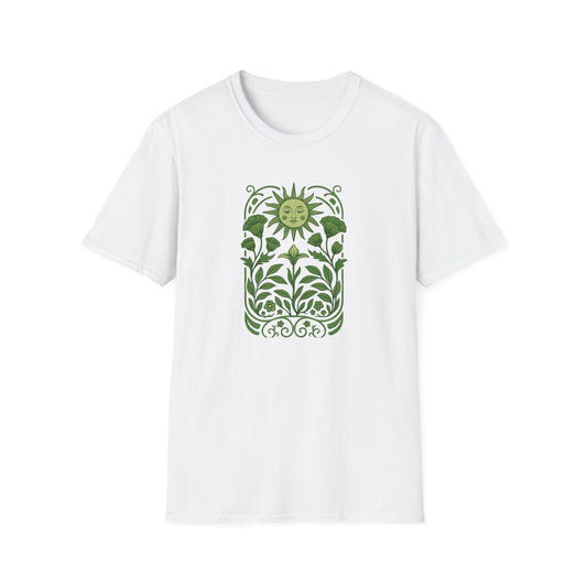 Serene Green Sunflower T-shirt