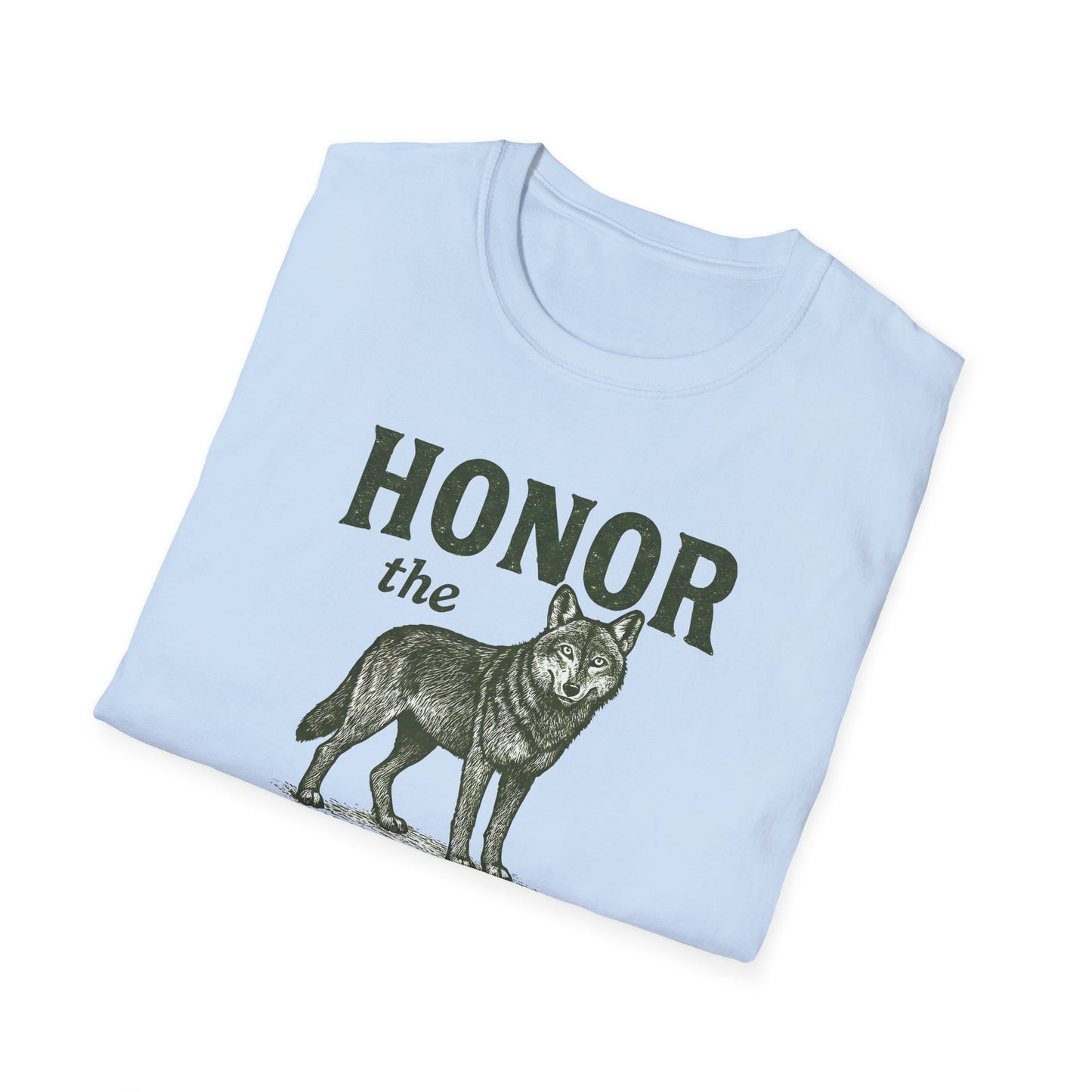 Honor The Natives Red Wolf