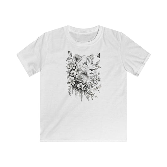 Children's Majestic Lioness Portrait T-shirt