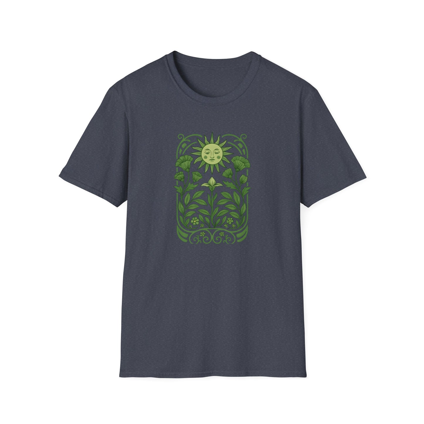 Serene Green Sunflower T-shirt