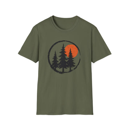Sunset Pines Ink Stamp T-shirt
