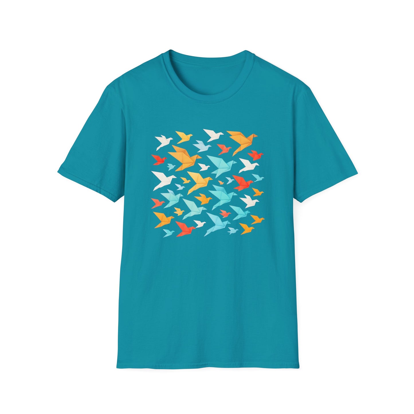 Origami Flock Of Birds T-shirt