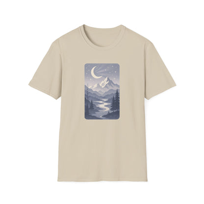 Moonlit Mountain Valley T-shirt