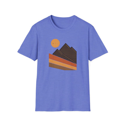 Geometric And Topographic Landscape T-shirt