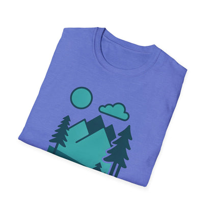 Minimalist Mountain Landscape T-shirt