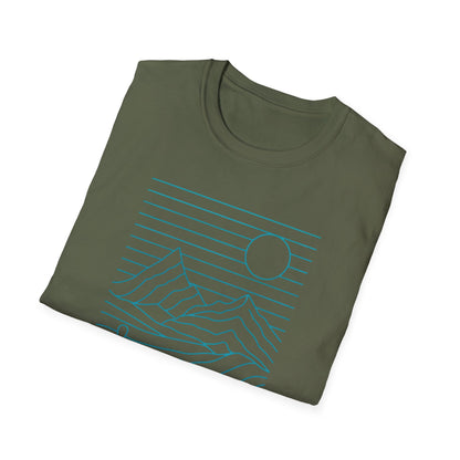 Notepad Line Landscape T-shirt