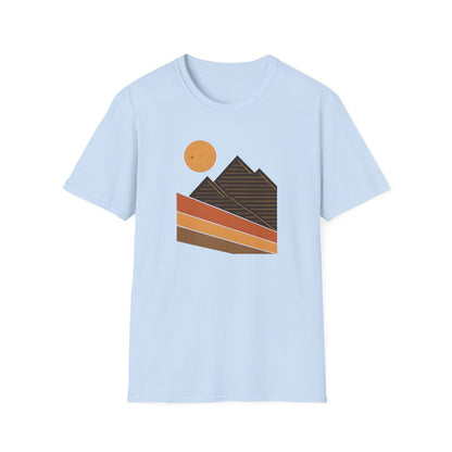 Geometric And Topographic Landscape T-shirt