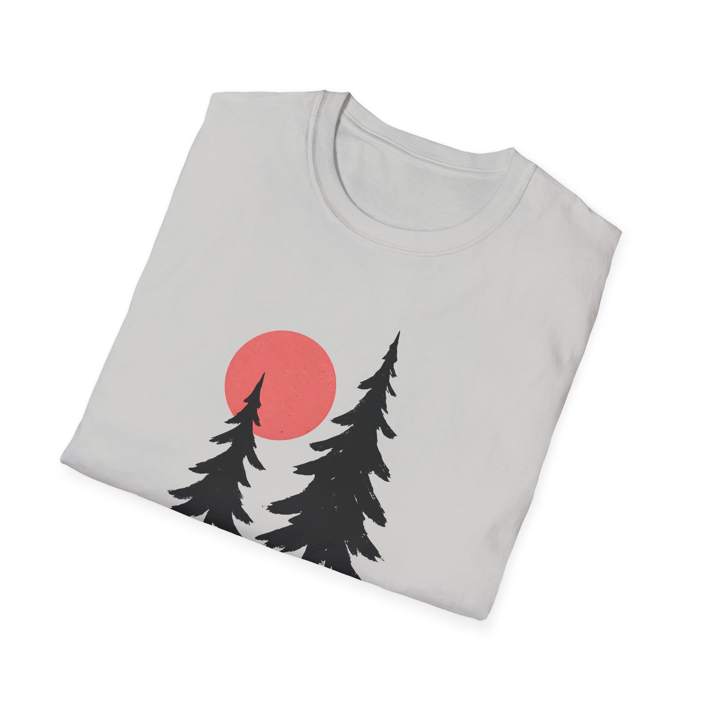 Serene Pines Under Sunset T-shirt