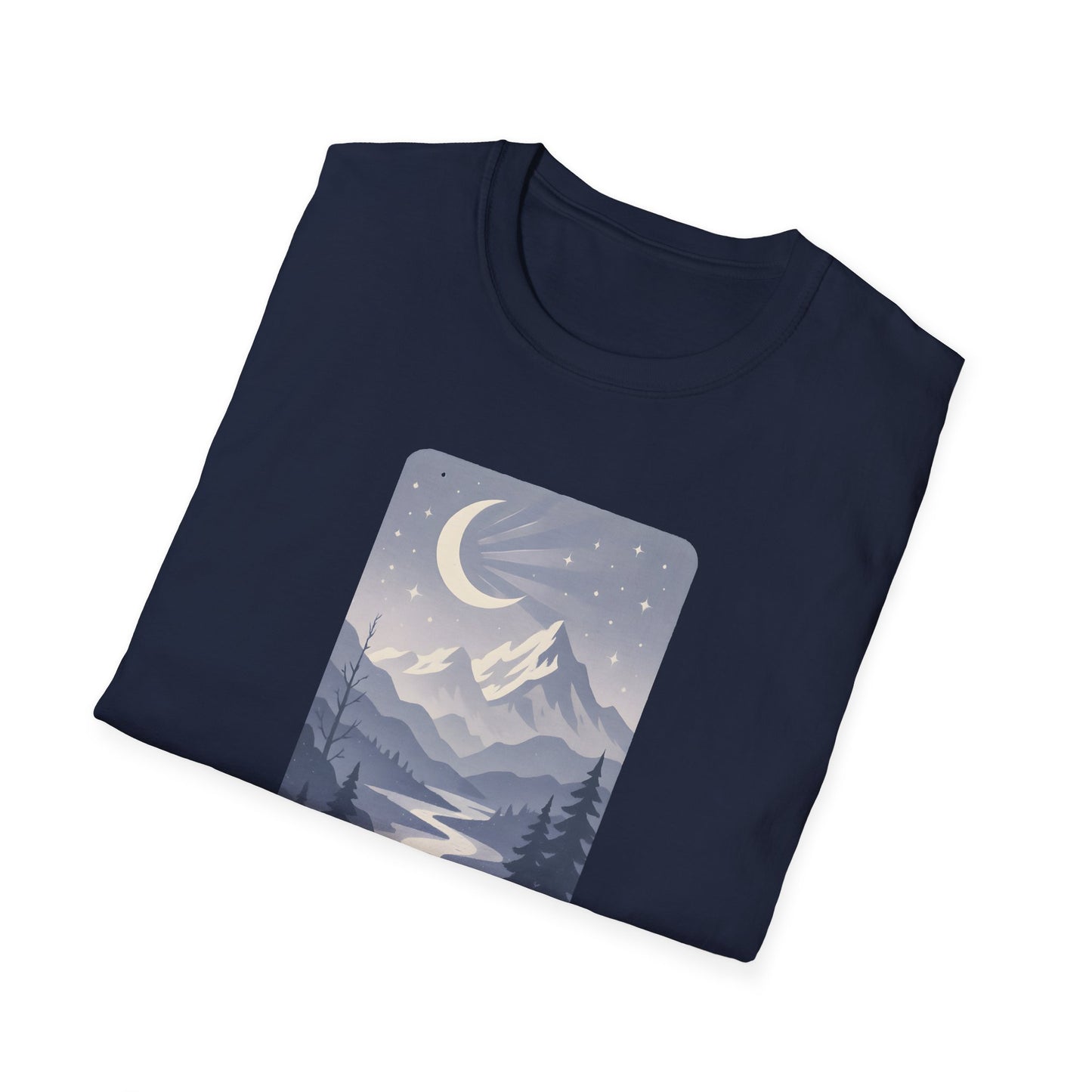 Moonlit Mountain Valley T-shirt