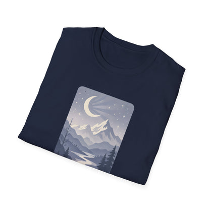 Moonlit Mountain Valley T-shirt