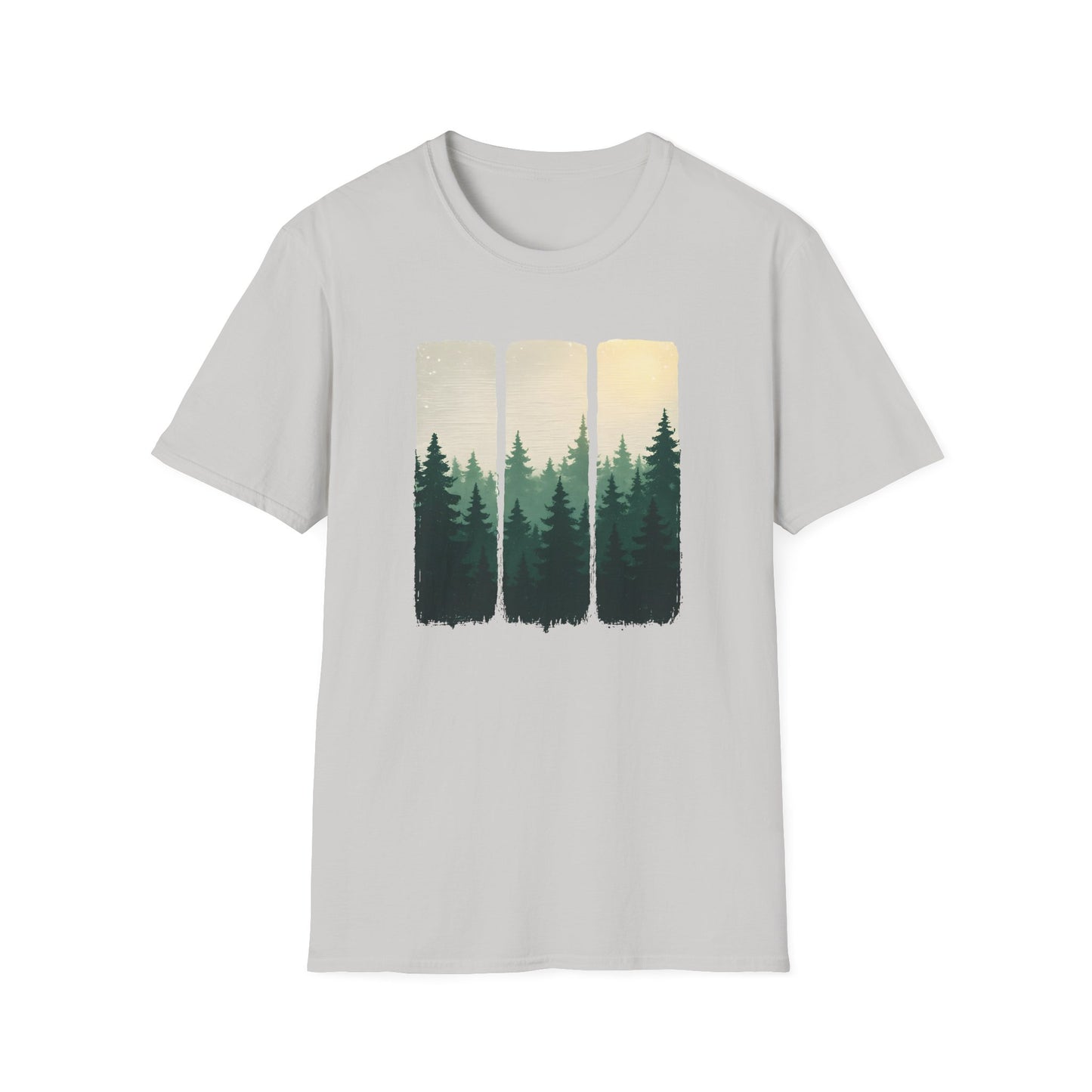 Sunlit Forest Brushstrokes
