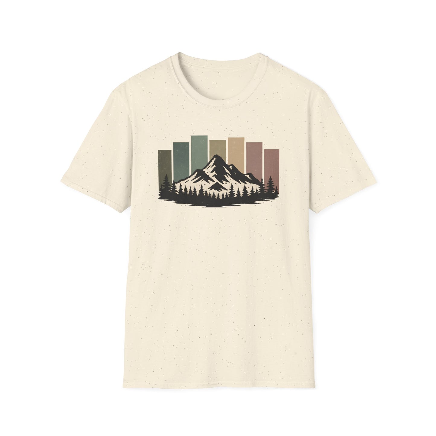 Mountain Peak Earth Tones T-shirt
