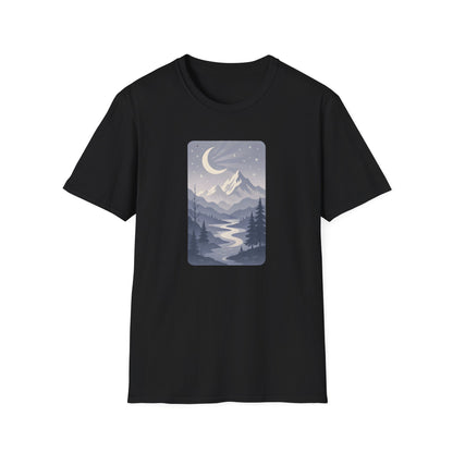 Moonlit Mountain Valley T-shirt