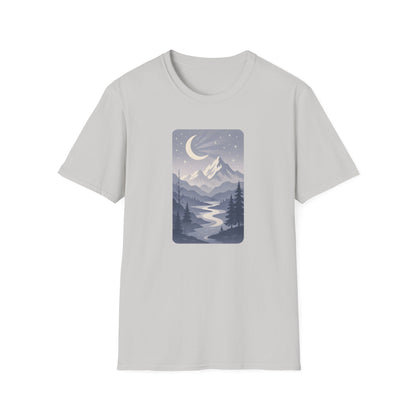 Moonlit Mountain Valley T-shirt