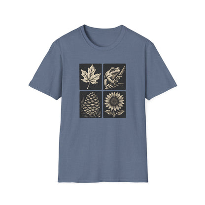 Woodland Magic Flora and Fauna T-shirt
