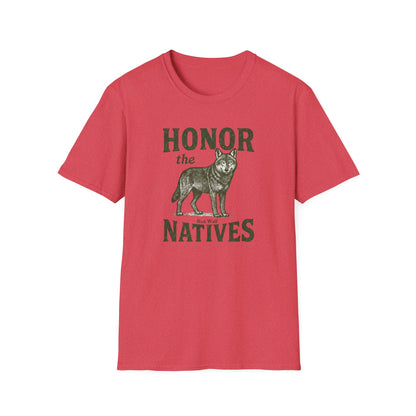 Honor The Natives Red Wolf