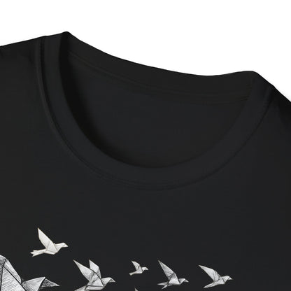 Origami Birds In Flight