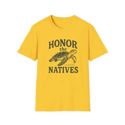 Honor The Natives Green Sea Turtle