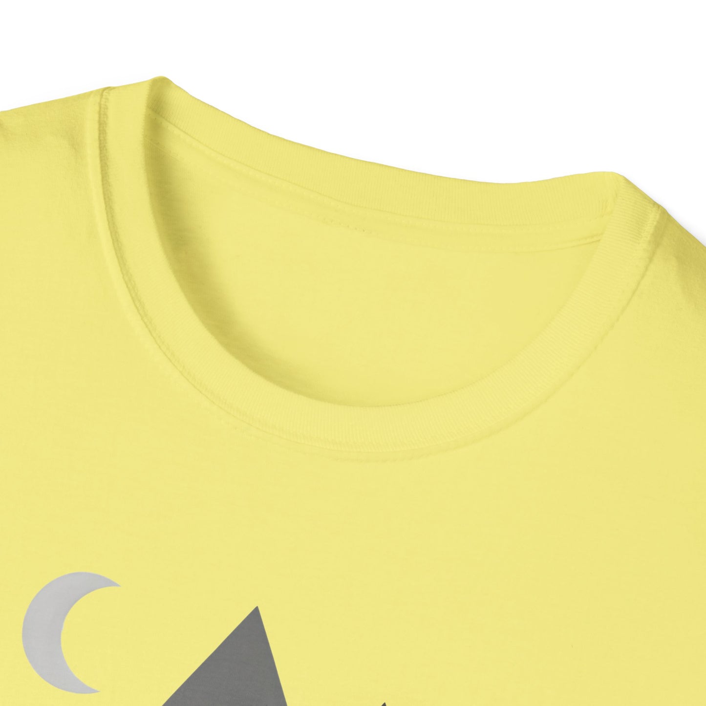 Greyscale Geometric Mountains T-shirt