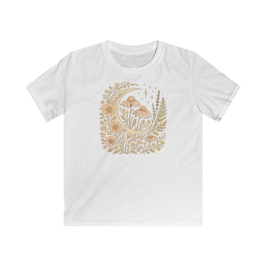 Children's Golden Moon & Wildflower Dreamscape T-shirt