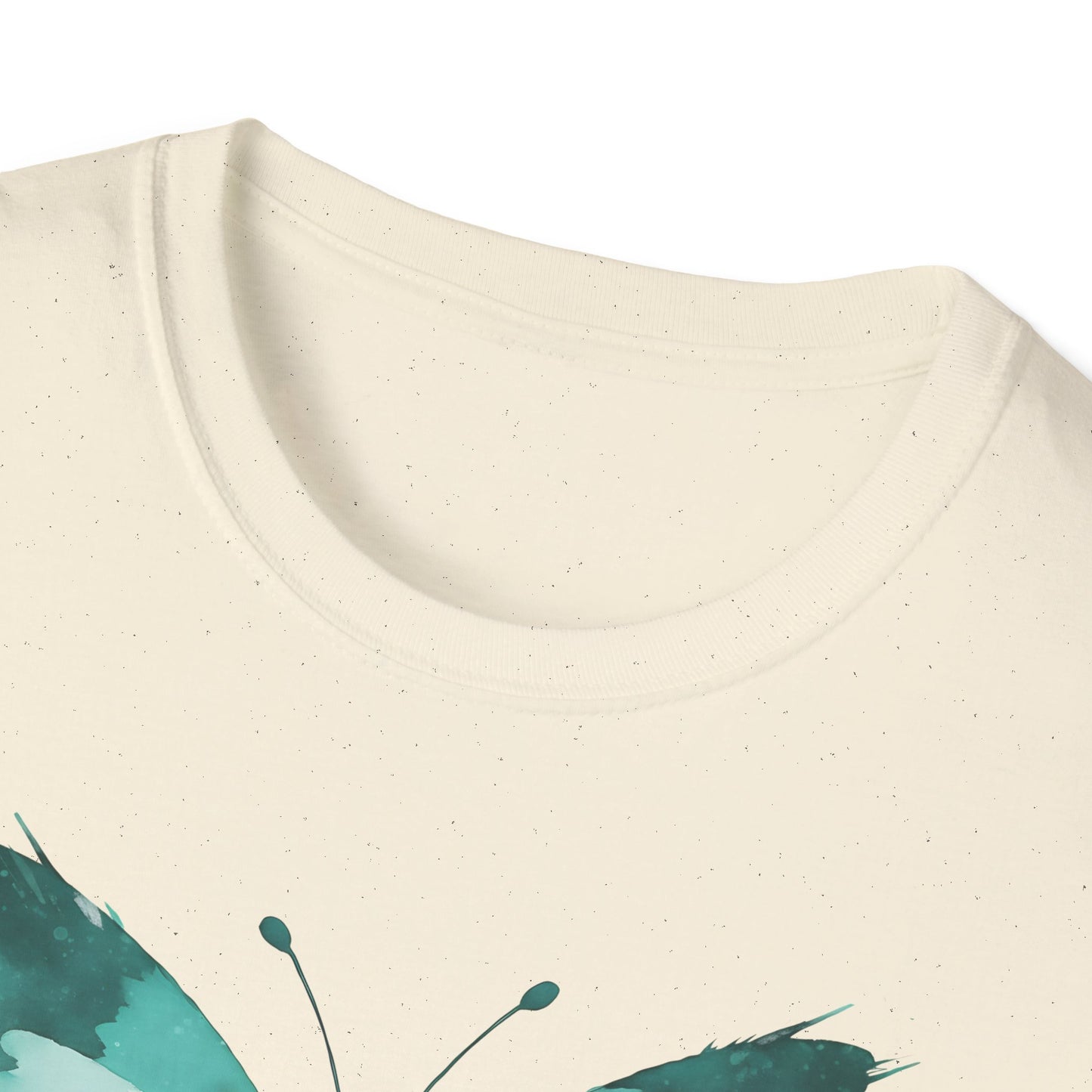 Butterfly Teal Watercolor