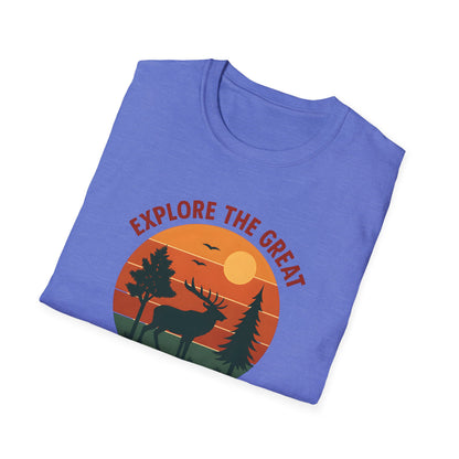 Retro Explore the Great Outdoors T-shirt