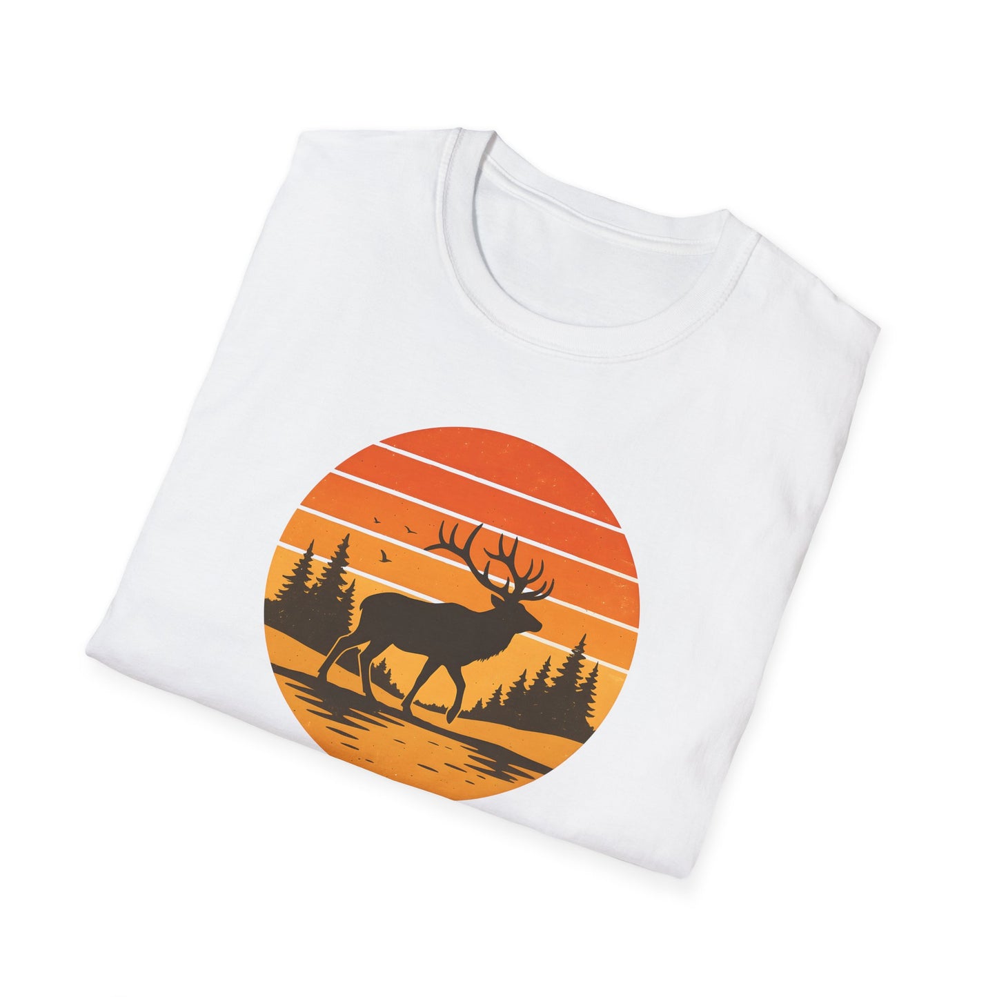 Elk Retro Sunset Round