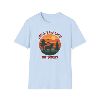 Retro Explore the Great Outdoors T-shirt