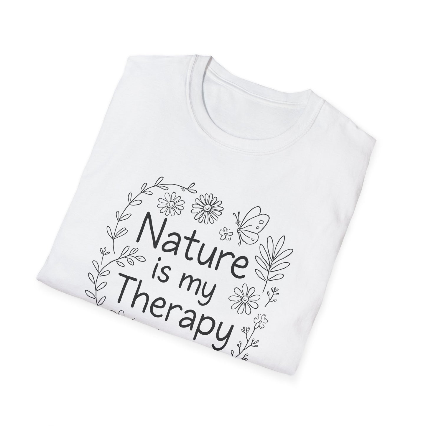Nature Is My Therapy Minimalist T-shirt