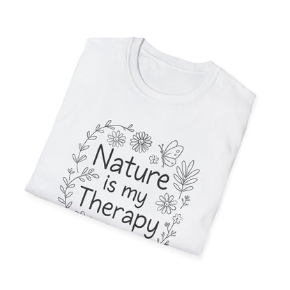 Nature Is My Therapy Minimalist T-shirt