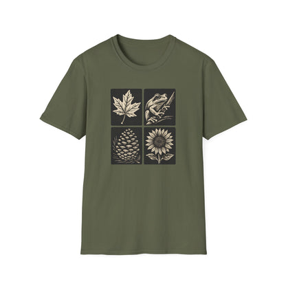 Woodland Magic Flora and Fauna T-shirt