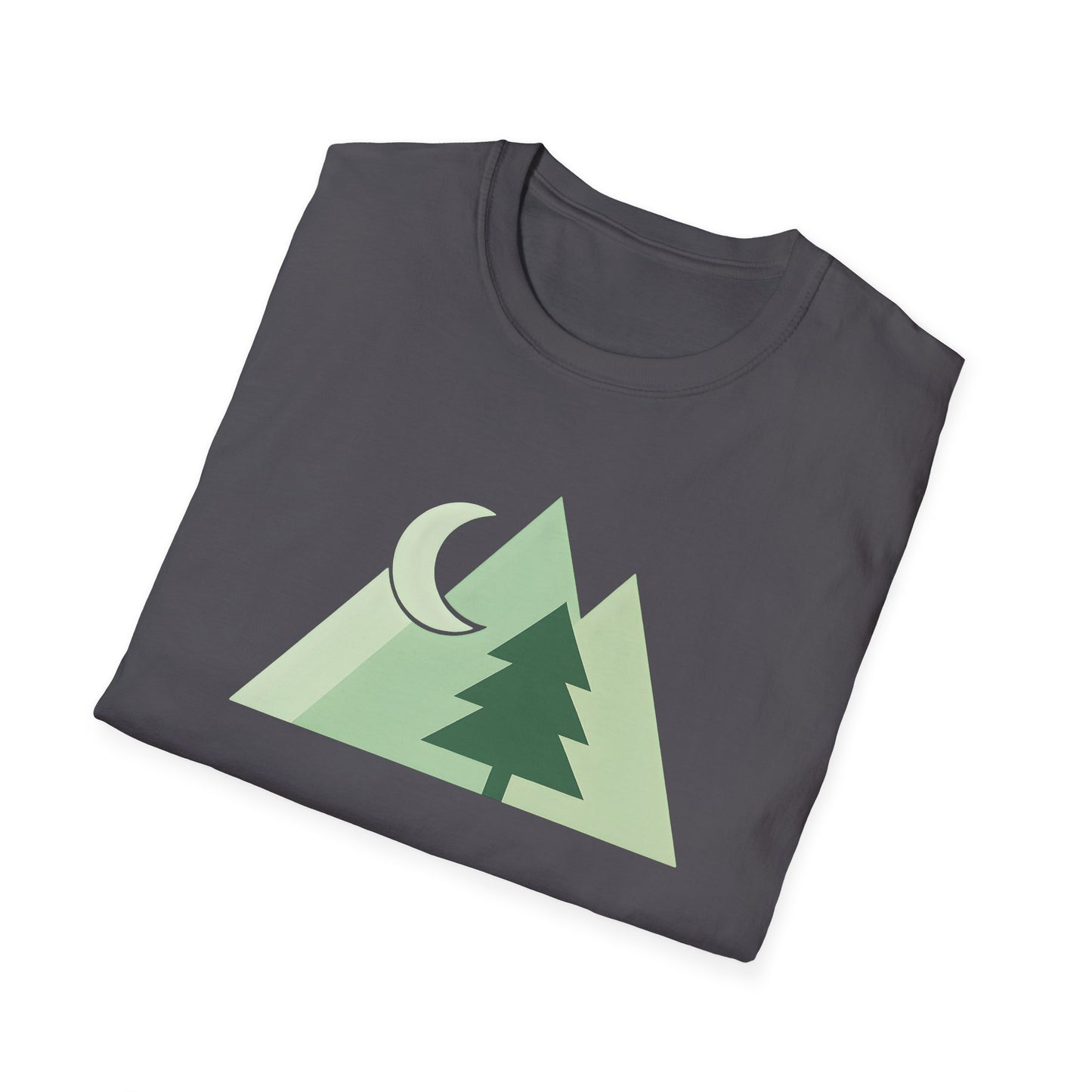 Greenscale Geometrical Mountains T-shirt