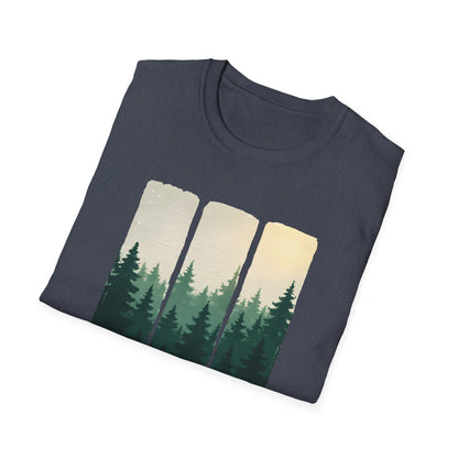 Sunlit Forest Brushstrokes