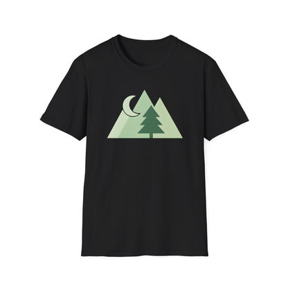 Greenscale Geometrical Mountains T-shirt
