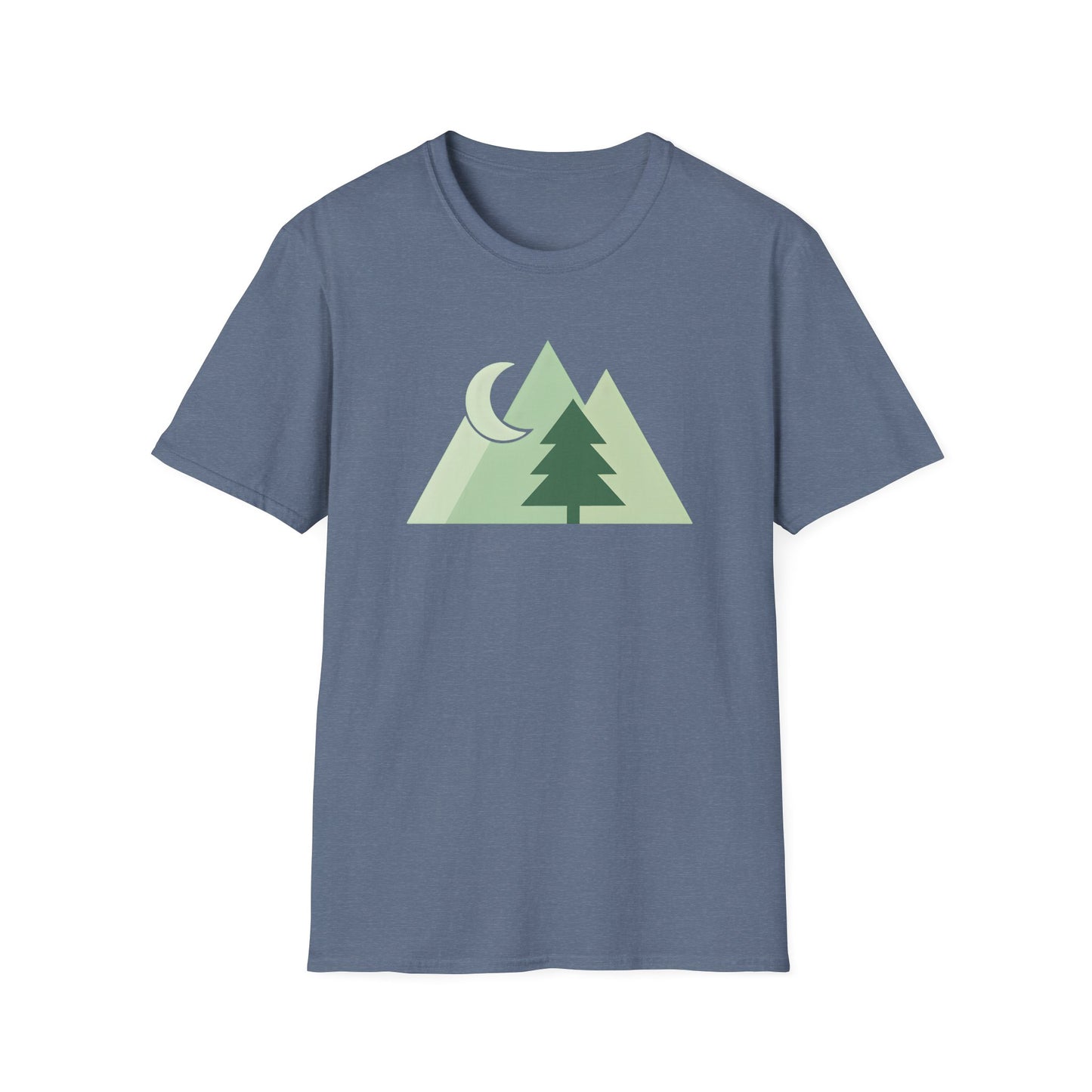 Greenscale Geometrical Mountains T-shirt
