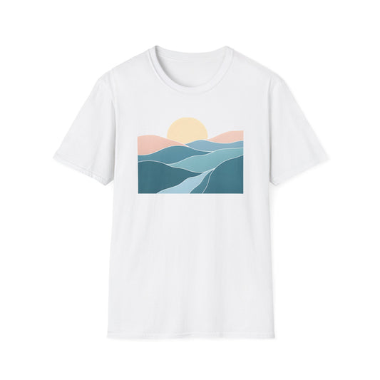 Sunset Over Rolling Hills T-shirt