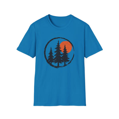 Sunset Pines Ink Stamp T-shirt