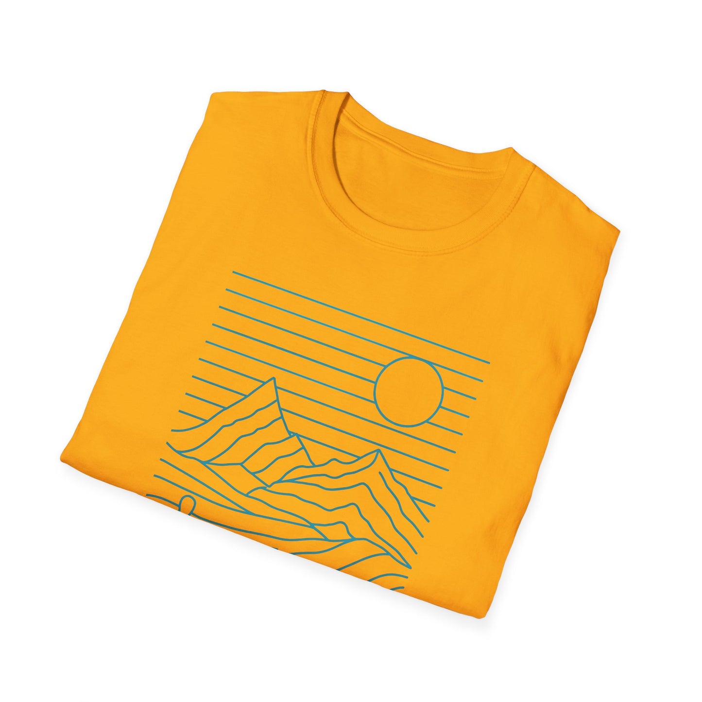 Notepad Line Landscape T-shirt