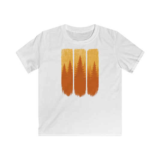 Children's Forest Sunset Brushstrokes T-shirt