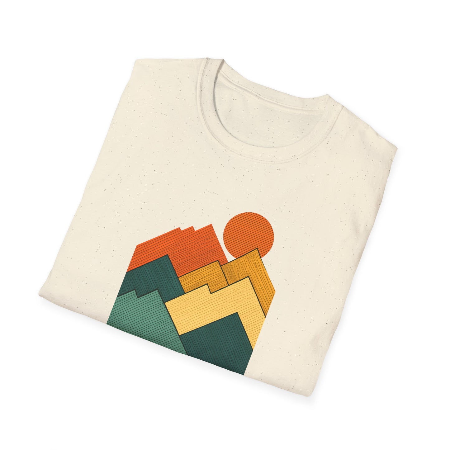 Sunset Over Lined Mountains T-shirt