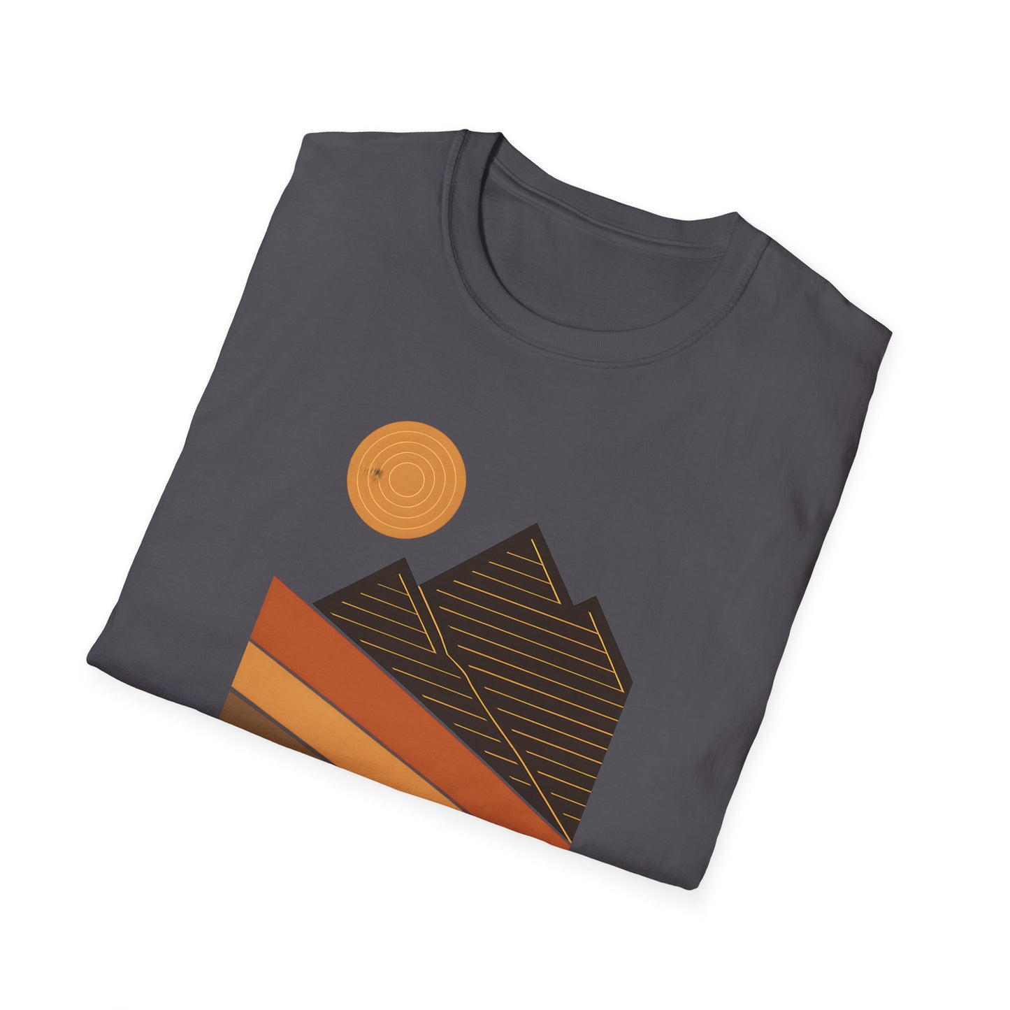 Geometric And Topographic Landscape T-shirt