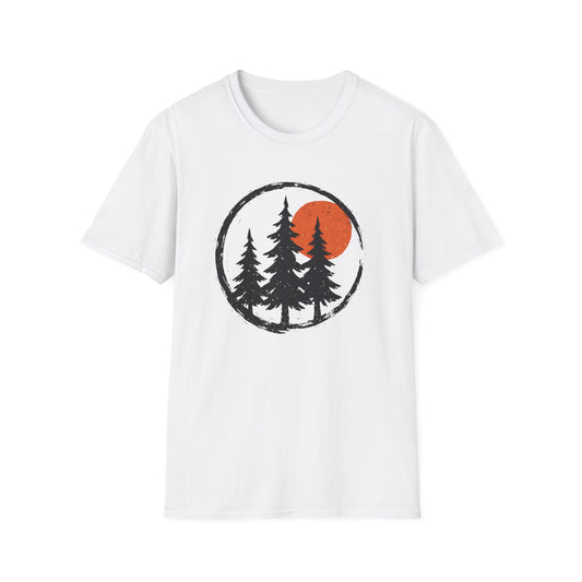 Sunset Pines Ink Stamp T-shirt
