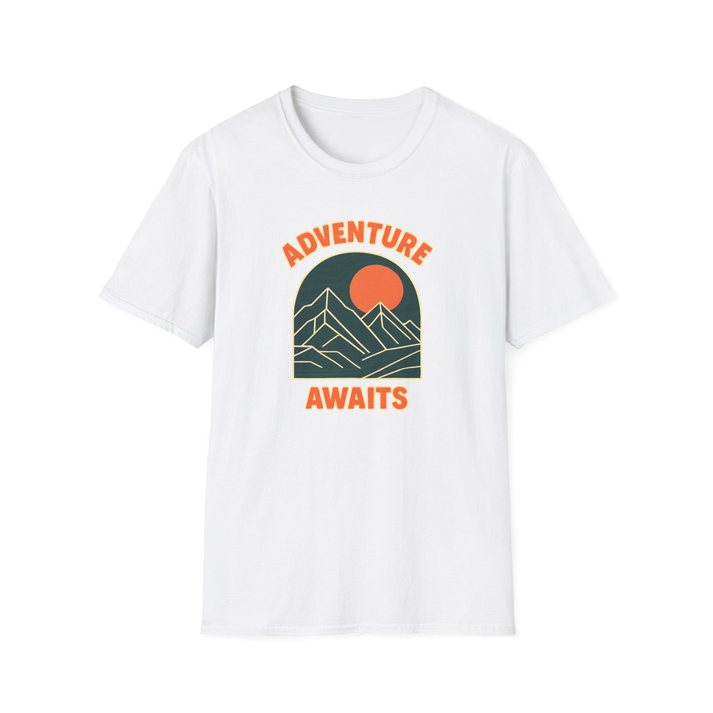 Adventure Awaits Mountain Landscape T-shirt