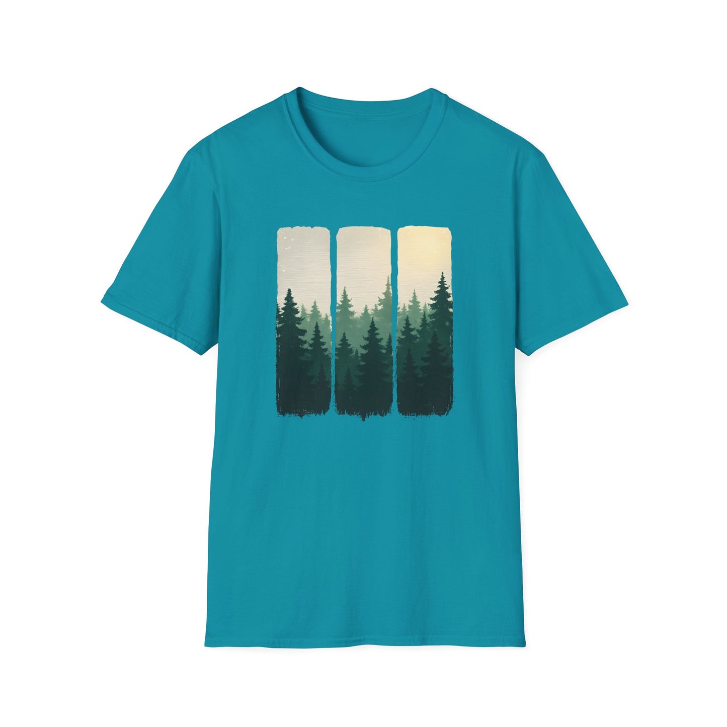 Sunlit Forest Brushstrokes