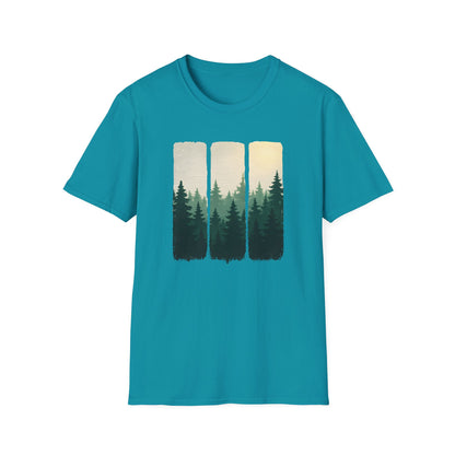 Sunlit Forest Brushstrokes