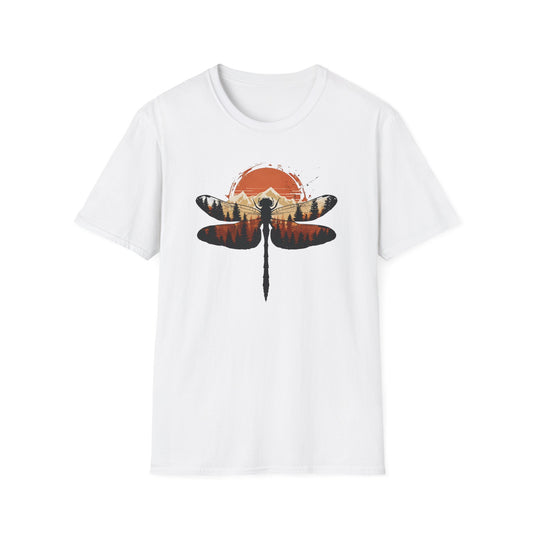 Dragonfly Sunset Double Exposure