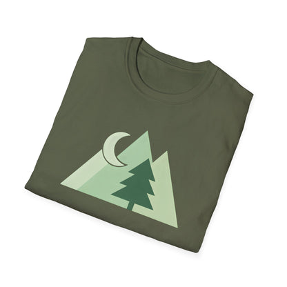 Greenscale Geometrical Mountains T-shirt